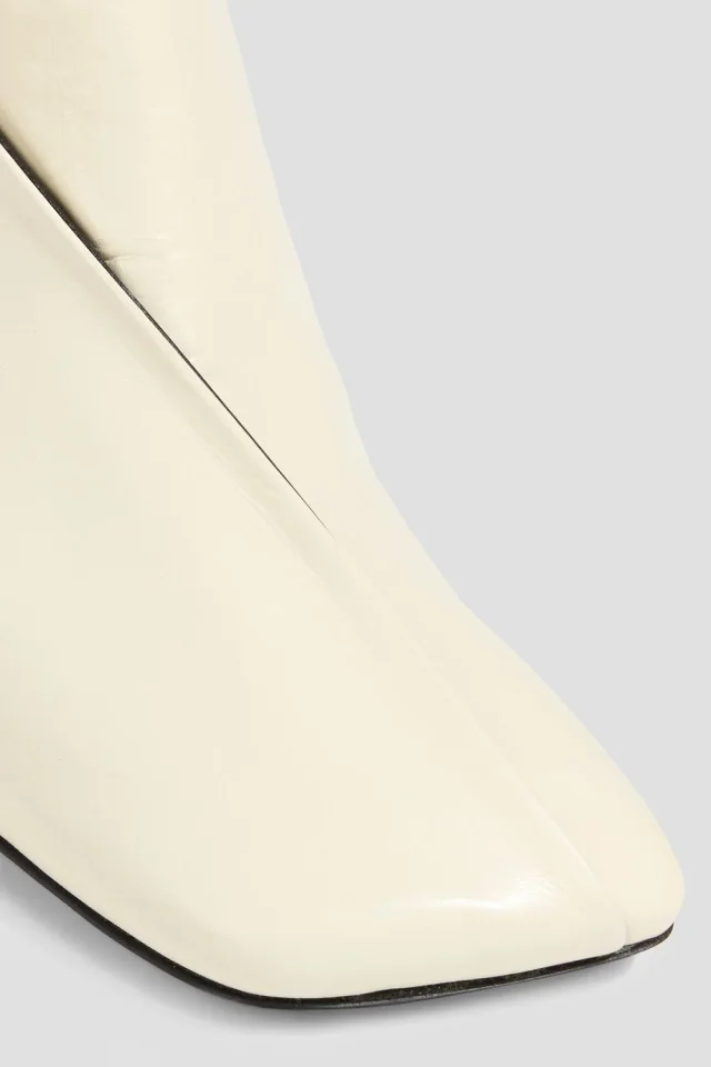 Jil Sander Leather Square-Toe Ankle Boots, photo 5 of 5 from THE OUTNET