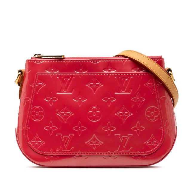 Pink Louis Vuitton Monogram Vernis Minna Street Crossbody Bag in Pink Leather from Designer Revival
