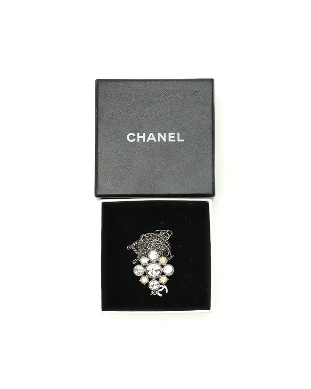 Chanel Coco Mark Rhinestone Necklace from A Retro Tale, photo 2 of 4