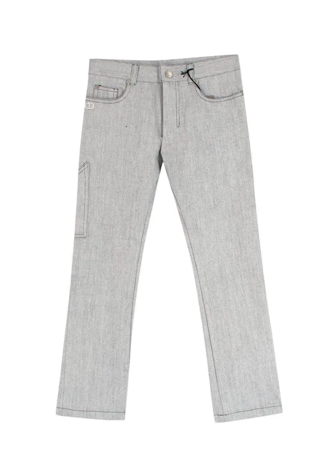 Dior 6 Years Grey Cotton Trousers in Grey from HEWI