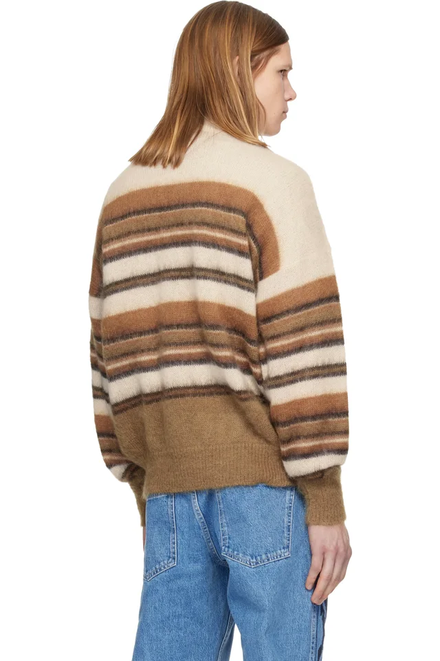 Isabel Marant Beige & Brown Drussellh Sweater, photo 3 of 4 from SSENSE