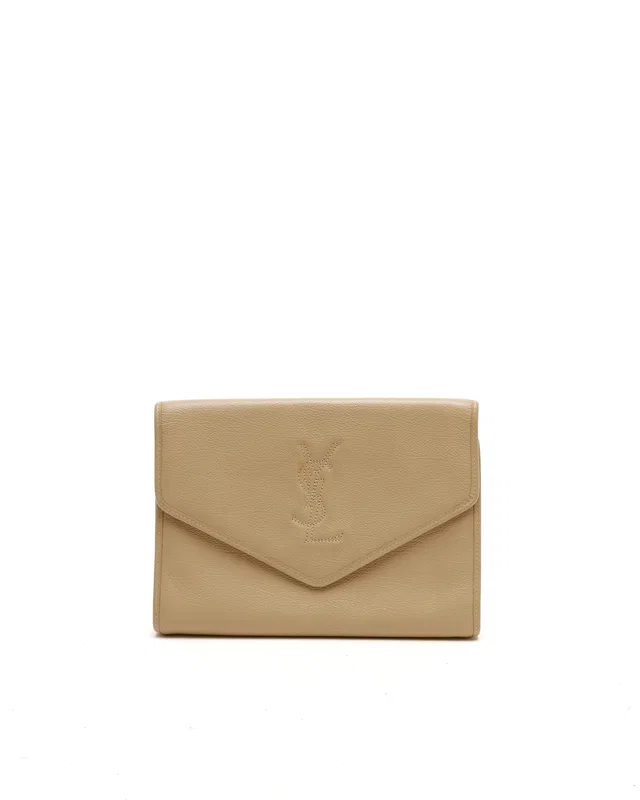 Saint Laurent Clutch Bag in Satin from A Retro Tale