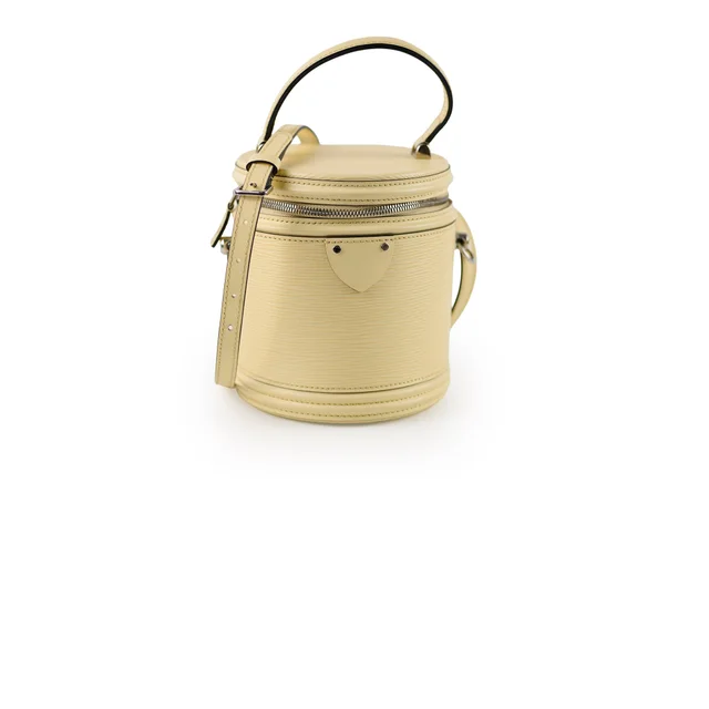 Louis Vuitton Cannes Bag Cream Epi in White from The Purse Affair