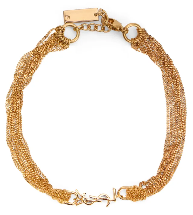 Saint Laurent Cassandre Bracelet — Gold Brass Bracelets in Gold from HEWI, photo 2 of 3