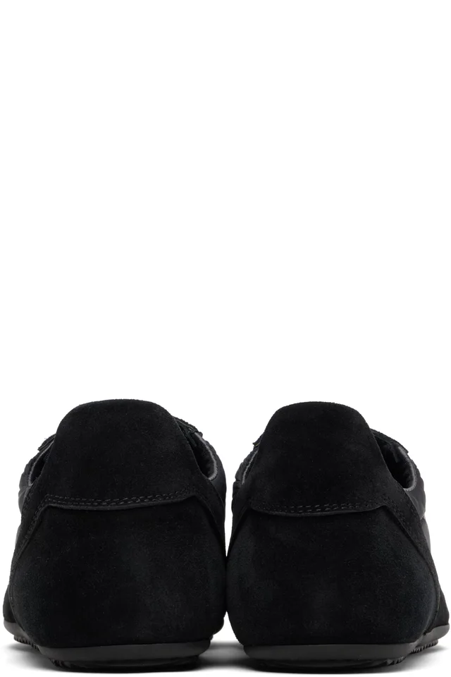 Rick Owens Black Temple Minimal Sneakers, photo 2 of 5 from SSENSE