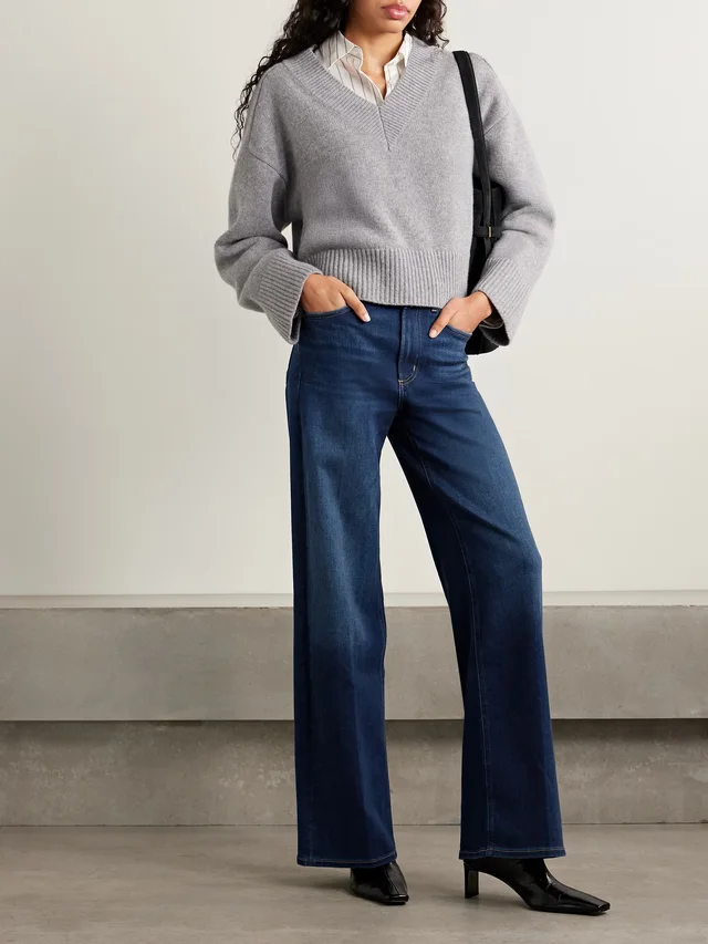 CITIZENS OF HUMANITY Lyra Long mid-rise wide-leg jeans in Blue, photo 2 of 2 from NET-A-PORTER (Canada)