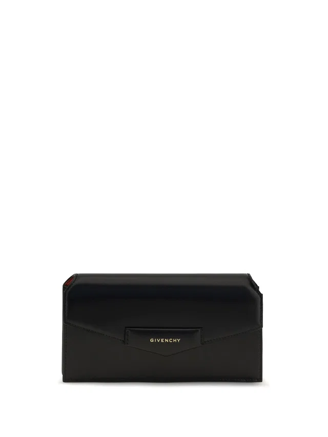 Givenchy Wallet — Black Calf Leather Bos Taurus in Black Calfskin from HEWI