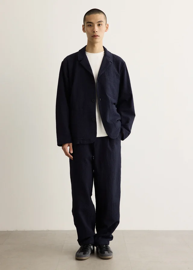 HOWLIN Seersucker Cosmic Blazer in Blue from Incu, photo 1 of 1