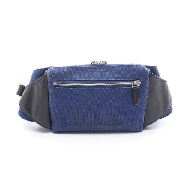 Balenciaga Canvas Leather Belt Bag in Canvas from LuxUness