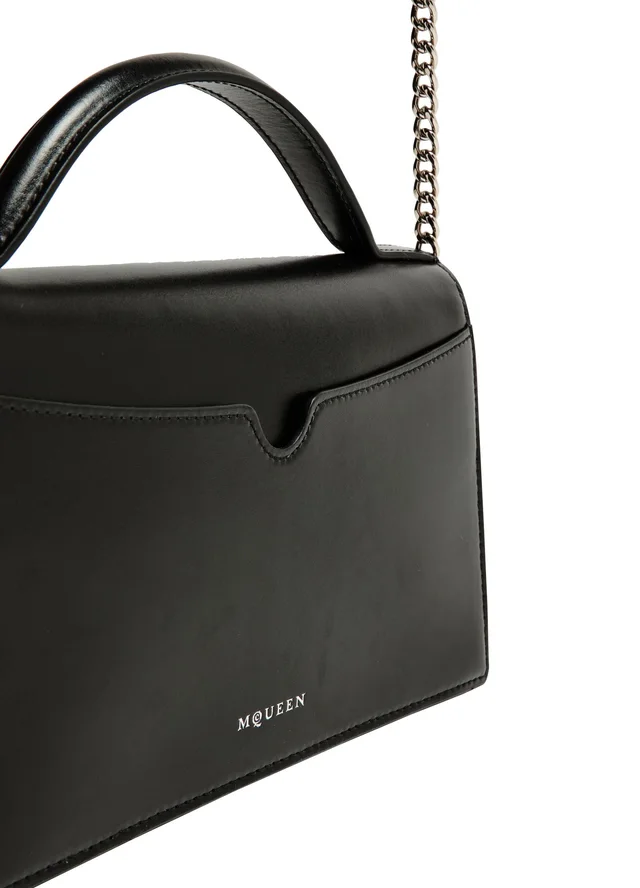 MCQUEEN Medium Skull handbag in Black Calf leather, photo 7 of 8 from 24S (US)