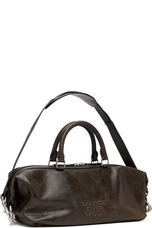 MARGESHERWOOD Brown Dumpling EW Bag, photo 2 of 4 from SSENSE