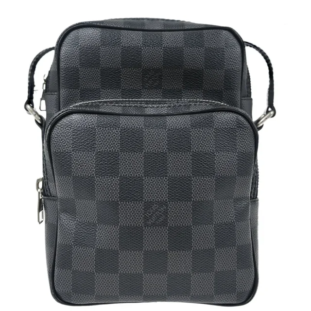 Louis Vuitton Damier Graphite Rem Shoulder Bag N41446 in Grey Canvas from AMORE Vintage Tokyo