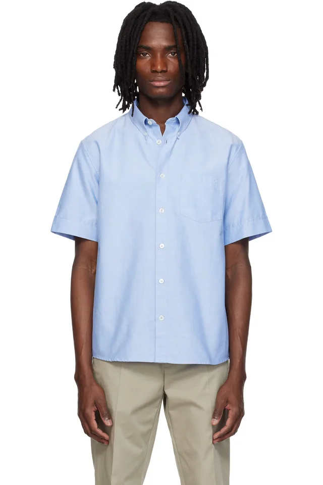 A.P.C. Blue Jack Shirt, image 1 of 1 from SSENSE