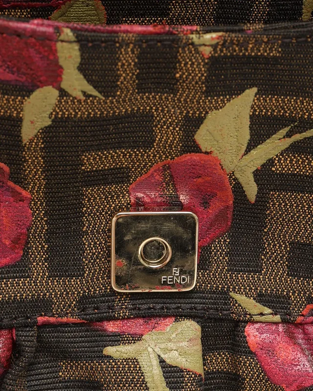 Fendi Zucca Rose Chef Bag in Pink Canvas from A Retro Tale, photo 6 of 8