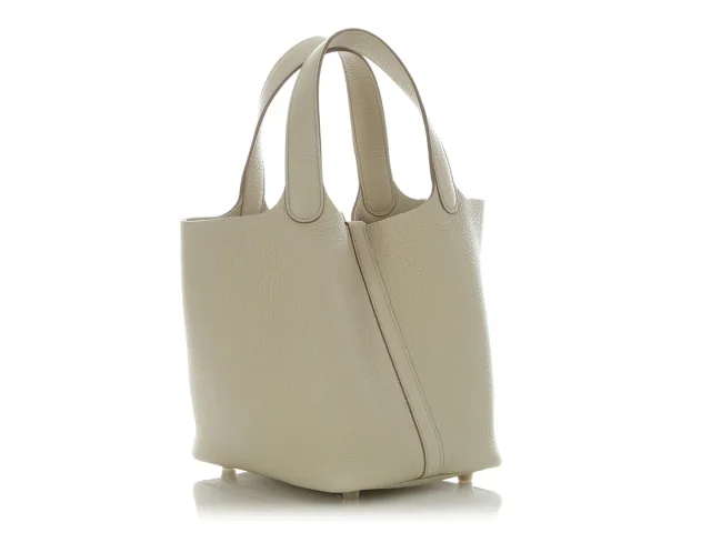Hermès Béton Clémence Picotin Lock 18 in Clemence leather from Ann's Fabulous Finds, photo 3 of 10
