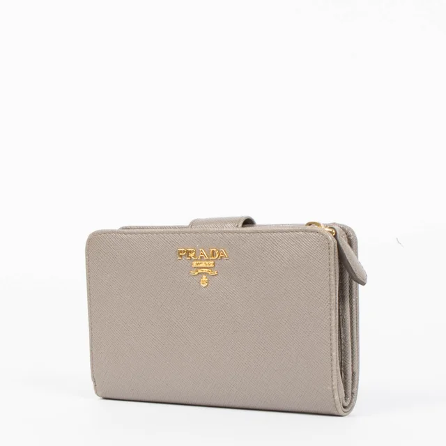 Prada Saffiano Wallet in Taupe Saffiano leather from Labellov, photo 3 of 6