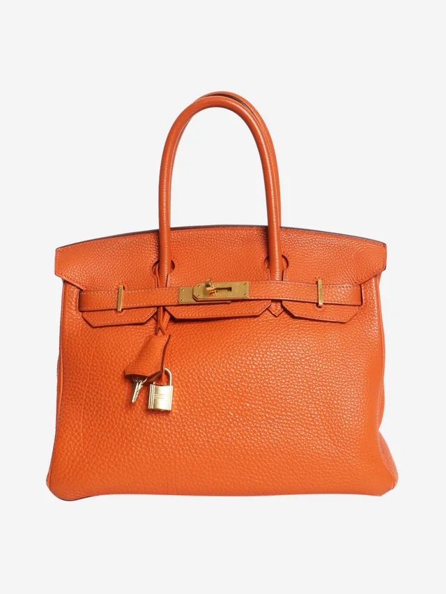 Hermès Orange 2004 Birkin 30 bag in Orange Leather from Sign of the Times