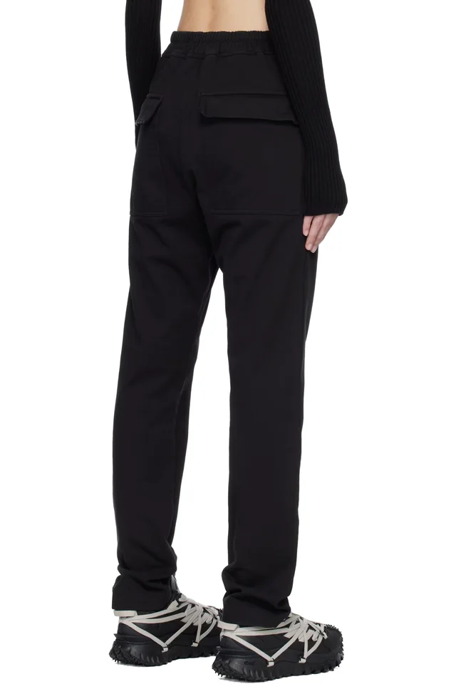 Moncler + Rick Owens Black Jogger Sweatpants, photo 3 of 5 from SSENSE