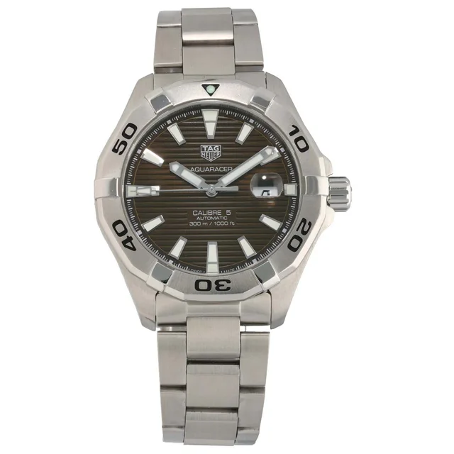 TAG Heuer Aquaracer WAY2018 43mm Stainless Steel Watch from H&T