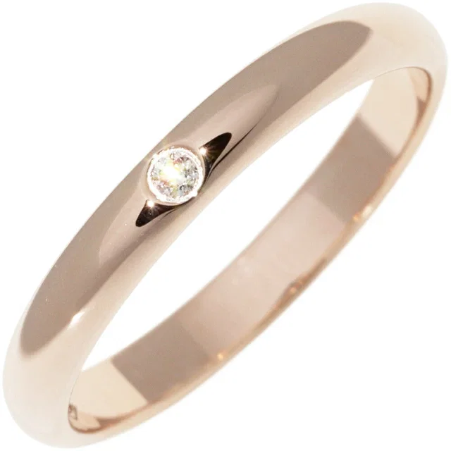 Cartier 1895 Wedding Ring Au750 Diamond Ring Size 48 from LuxUness