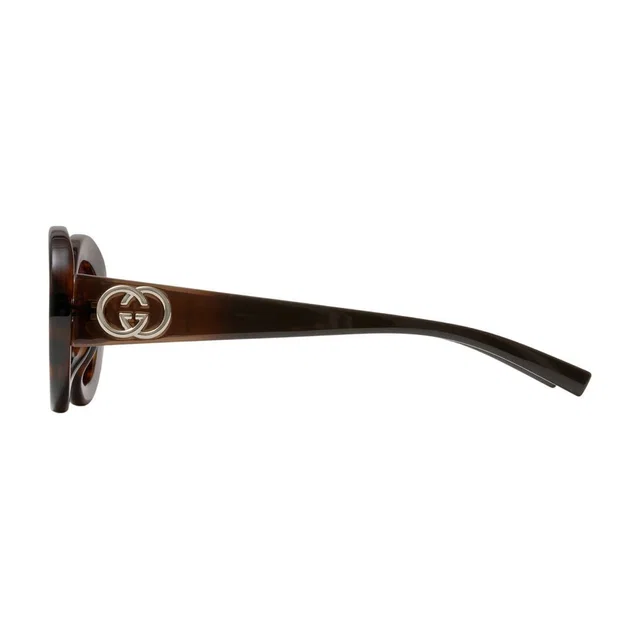 Gucci Gg2026s-002 Logo-Embellished Brown Acetate Sunglasses — Synthetic in Brown from HEWI