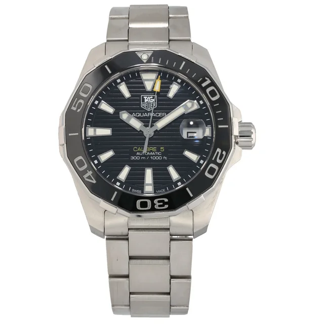 TAG Heuer Aquaracer WAY211A 41mm Stainless Steel Watch from H&T