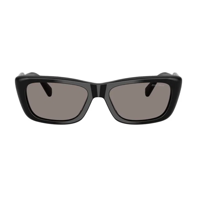 Miu Miu 0mub12s-16k80q56 Sunglasses — Black Acetate in Black from HEWI