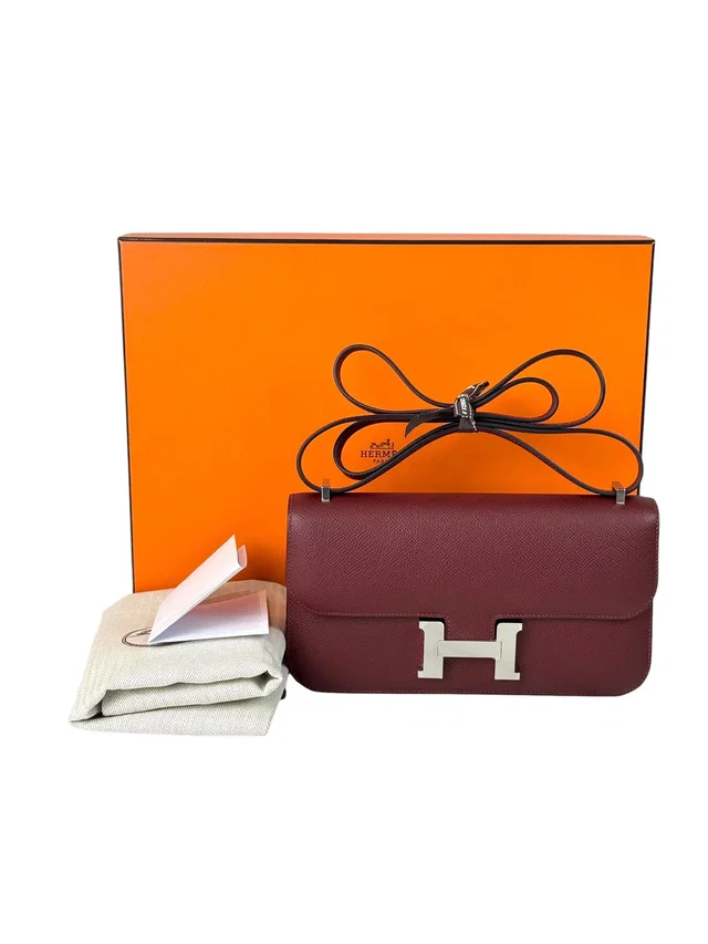 Hermès Constance Elan in Rouge H - Full set - K Stamp in Burgundy from Luxury Promise