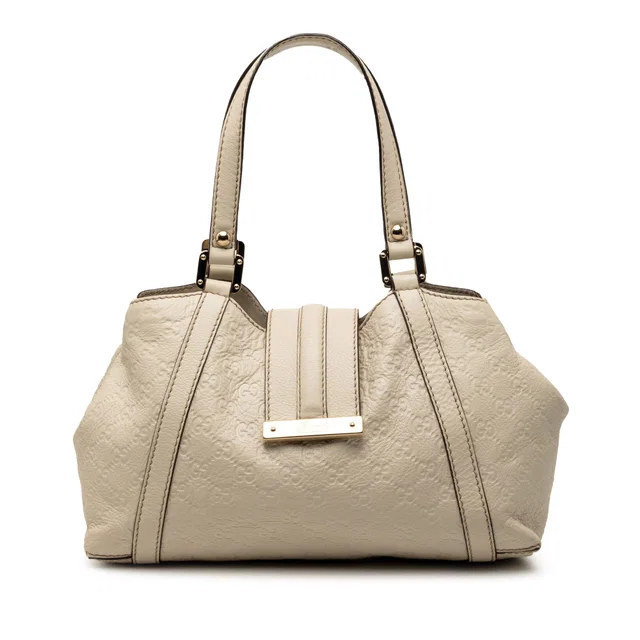 Tan Gucci Guccissima New Ladies Tote in Brown Leather from Designer Revival