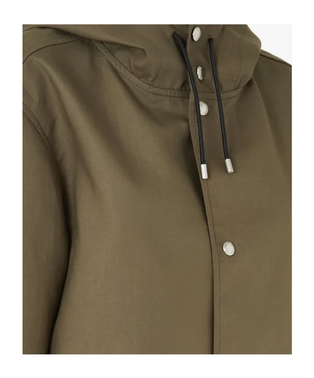 Fendi Green Mackintosh Fabric Parka, photo 3 of 3 from SENSER