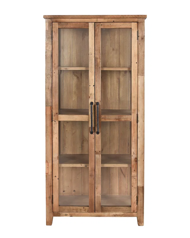 Classic Home Emma Reclaimed Pine Display Cabinet, image 1 of 1 from Rue La La