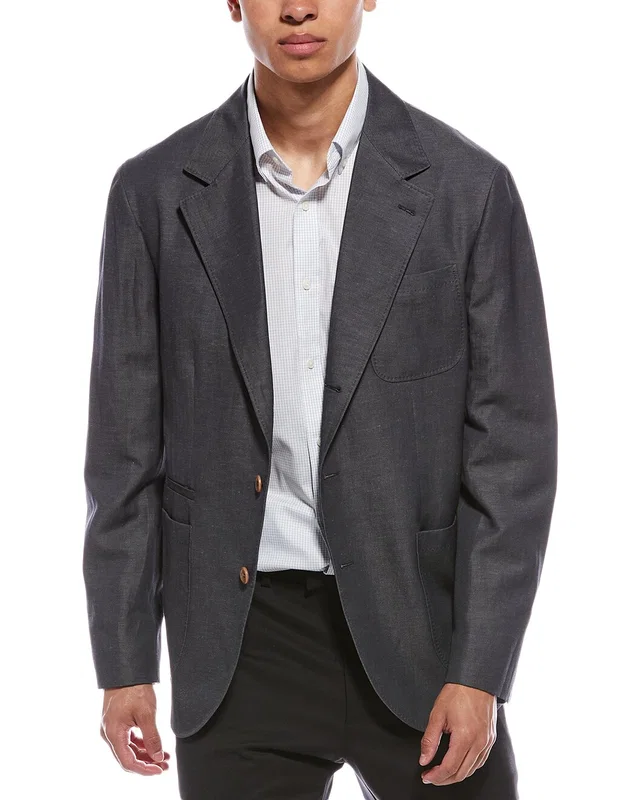Brunello Cucinelli Linen & Wool-Blend Blazer, image 1 of 1 from Gilt