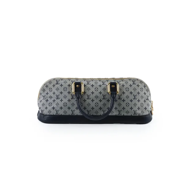 Louis Vuitton Mini Lin Monogram Horizontal Alma Navy in Navy Canvas from The Purse Affair