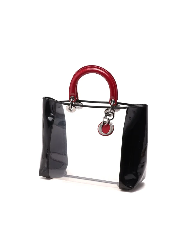 Lady Dior Vinyl Tote Bag in Patent leather from A Retro Tale, photo 2 of 9