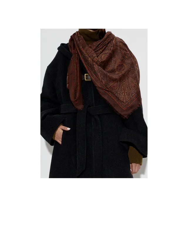 Etro Frayed-edge scarf, photo 4 of 4 from SENSER