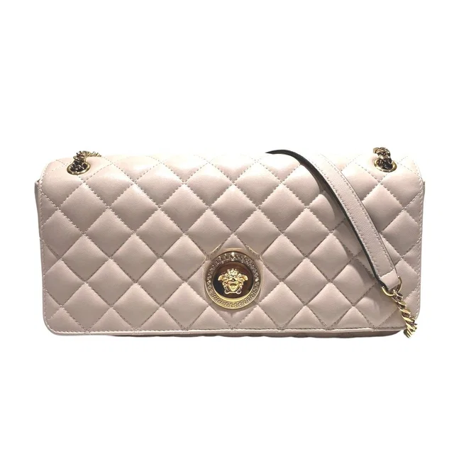Versace Medusa Shoulder Bag Lambskin in Lambskin from The Reluxe