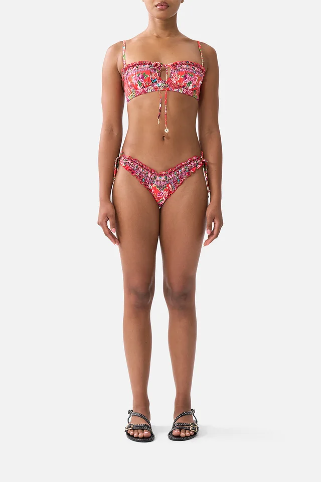 Camilla eBoutique RUCHED SKIMPY BIKINI BOTTOM WITH TIE SIDES HEIRLOOM EMPIRE from CAMILLA, photo 1 of 1