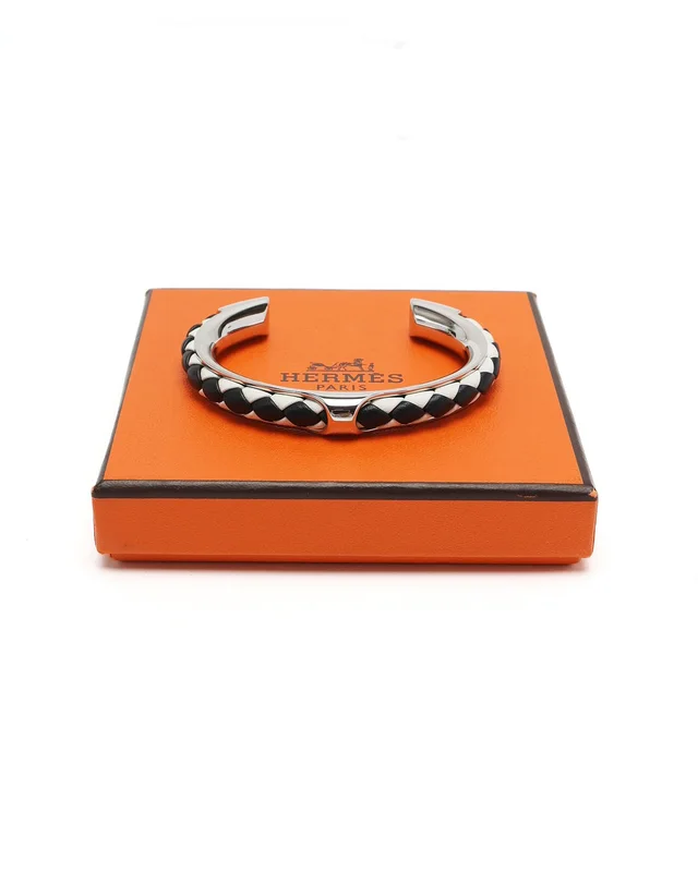 Hermès Kyoto Tresse Bracelet in Leather from A Retro Tale, photo 2 of 6