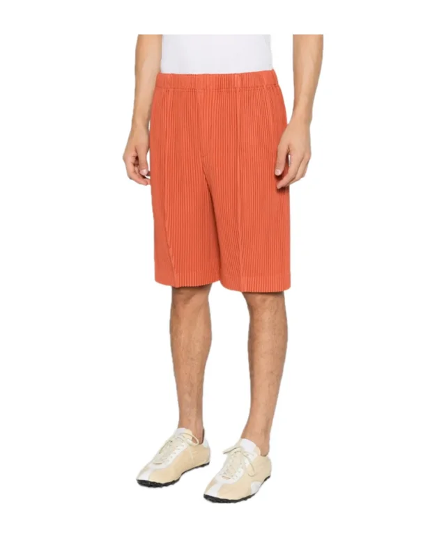 Homme Plissé Issey Miyake Pleated Straight-Hem Shorts, photo 2 of 2 from SENSER