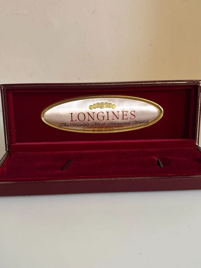 Longines Velvet Watch Presentation Box Vintage 1960 in red Velvet from Poshmark