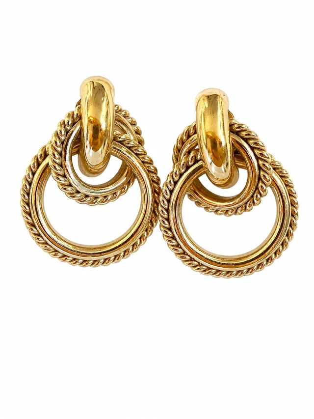 Givenchy Vintage Gold Tone Clip-On Earrings in gold from Poshmark, photo 1 of 1