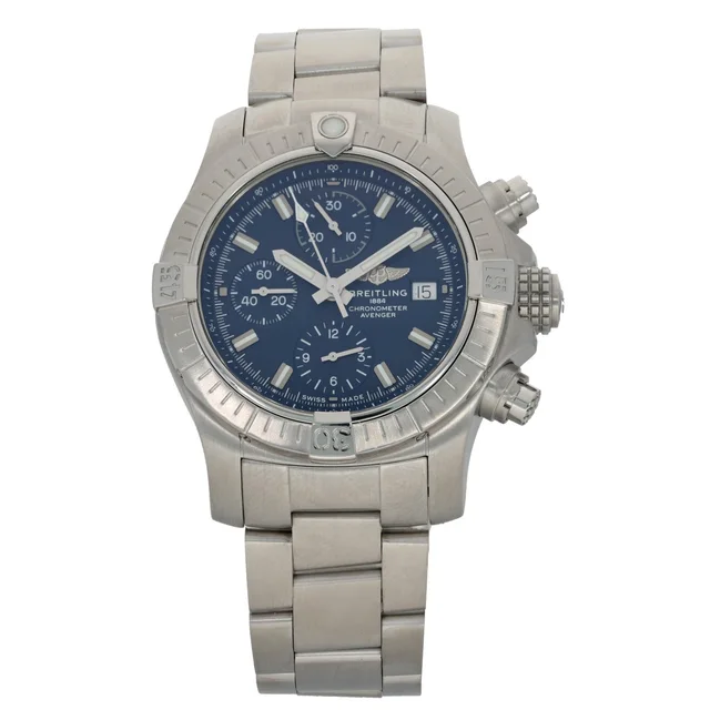 Breitling Chrono Avenger A13385 43mm Stainless Steel Watch from H&T