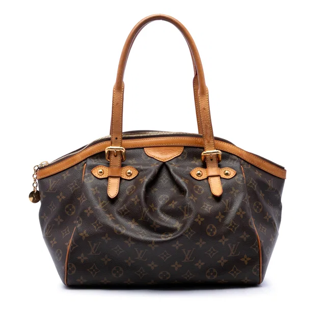 Brown Louis Vuitton Monogram Tivoli GM Shoulder Bag in Brown Coated canvas from Designer Revival