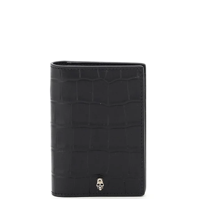 Alexander McQueen Pocket Organizer, Croc Black from Cultstatus, photo 1 of 1