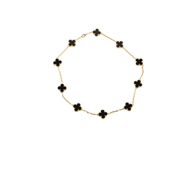 Van Cleef & Arpels 10 Motif Onyx Necklace 2024 from The Purse Affair