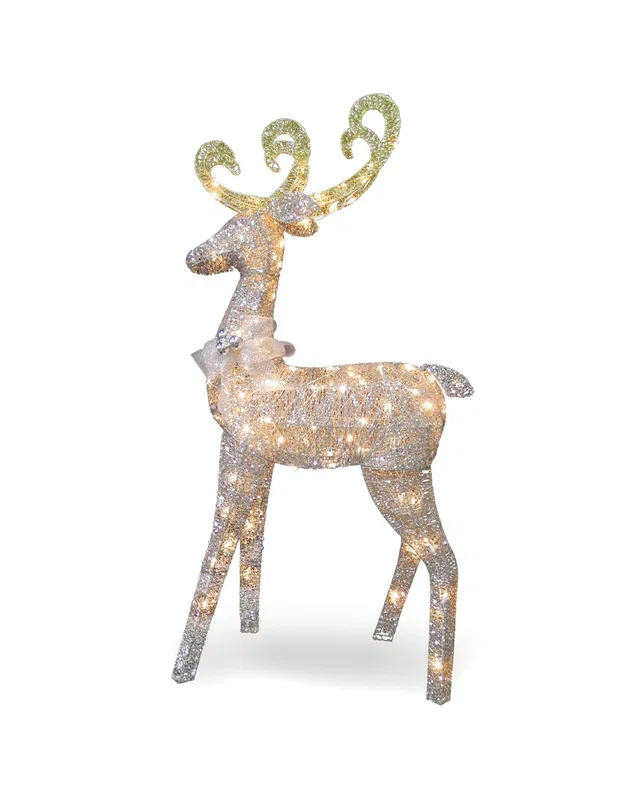 National Tree Company 5ft Reindeer Decoration with Clear Lights, image 1 of 1 from Rue La La