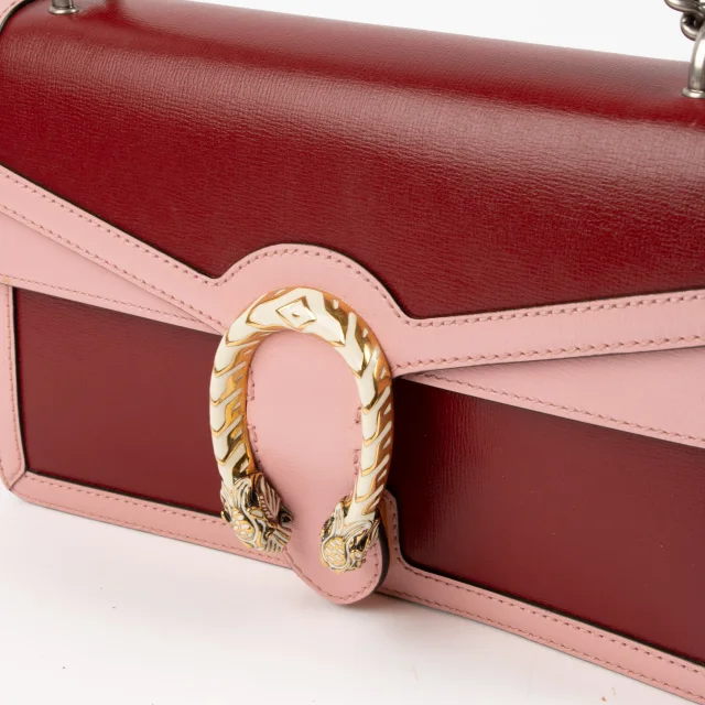 Gucci Red/Pink Leather Medium Dionysus Bag in Red Leather from Labellov, photo 8 of 9
