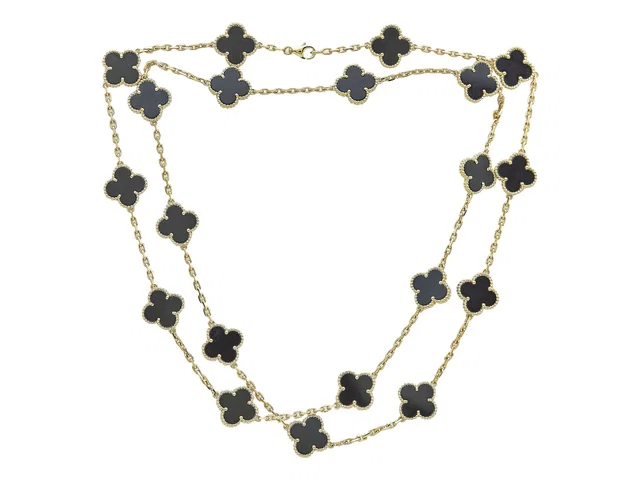 Van Cleef & Arpels Vintage Alhambra 20-Motifs Necklace from CIRCA Vault