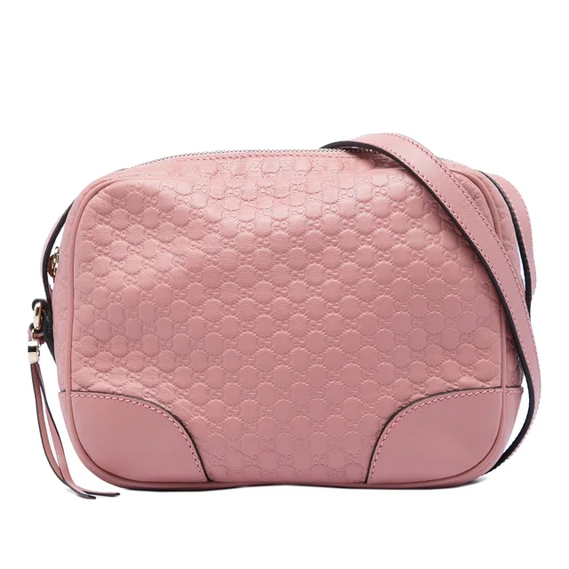 Pink Gucci Microguccissima Bree Crossbody in Pink Leather from Designer Revival, photo 1 of 1