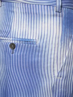 Federico Cina Straight trousers with striped pattern in 100% Viscose, photo 4 of 5 from LUISAVIAROMA